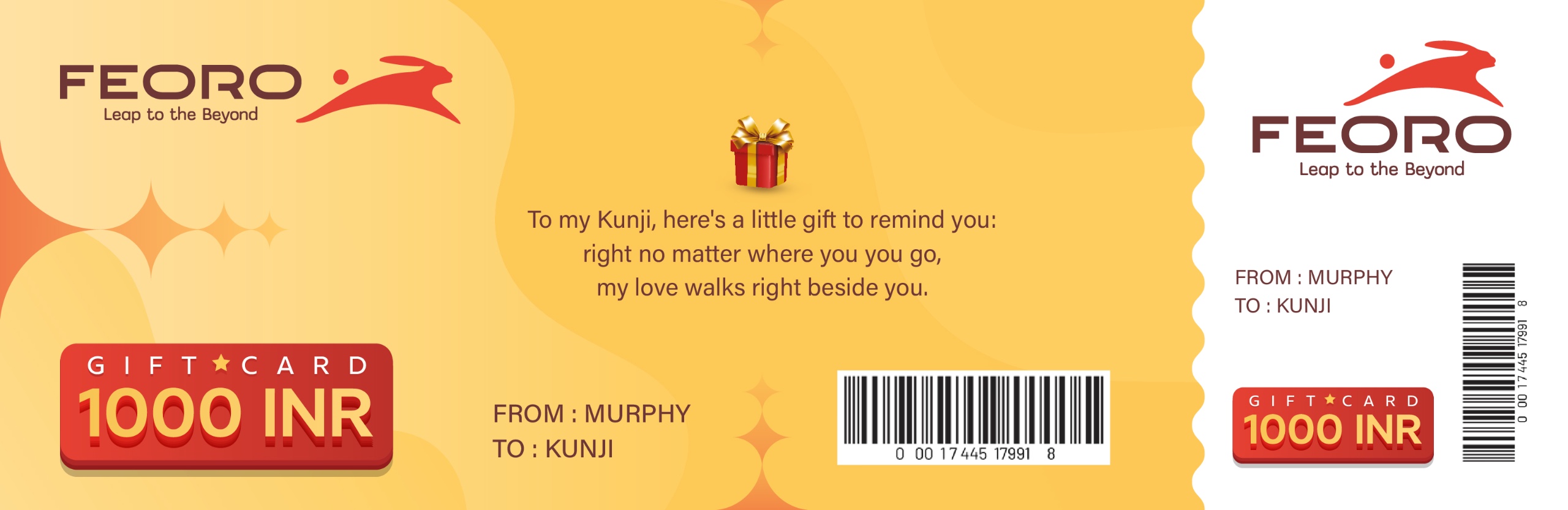 Feoro Gift Card